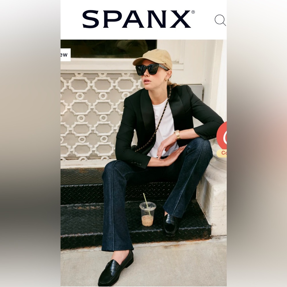 Spanx denim, micro flare